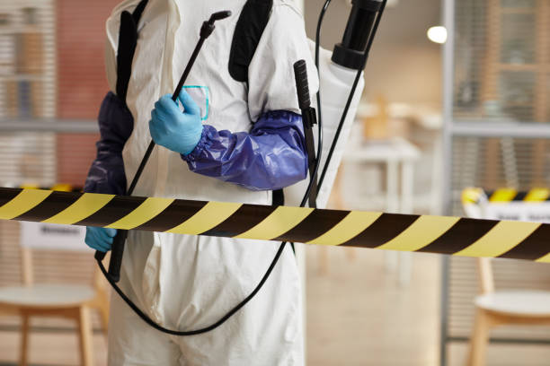 Professional Infectious Disease Decontamination technician working in Wells, ME